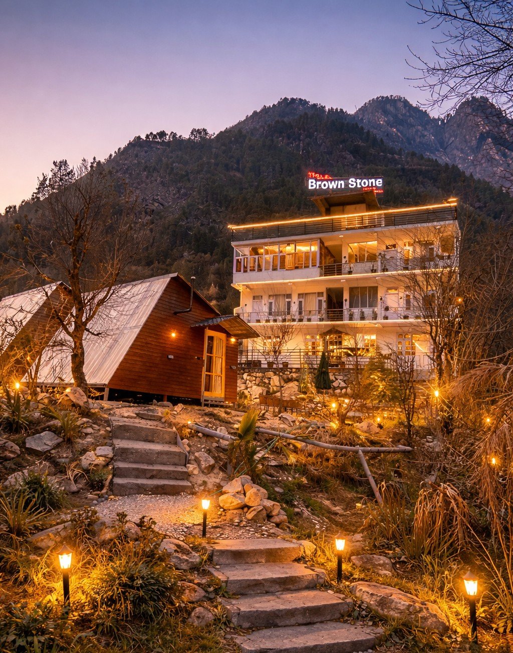 THE BrownStone Katagla Resort – luxury cabins nestled in a lush hillside
